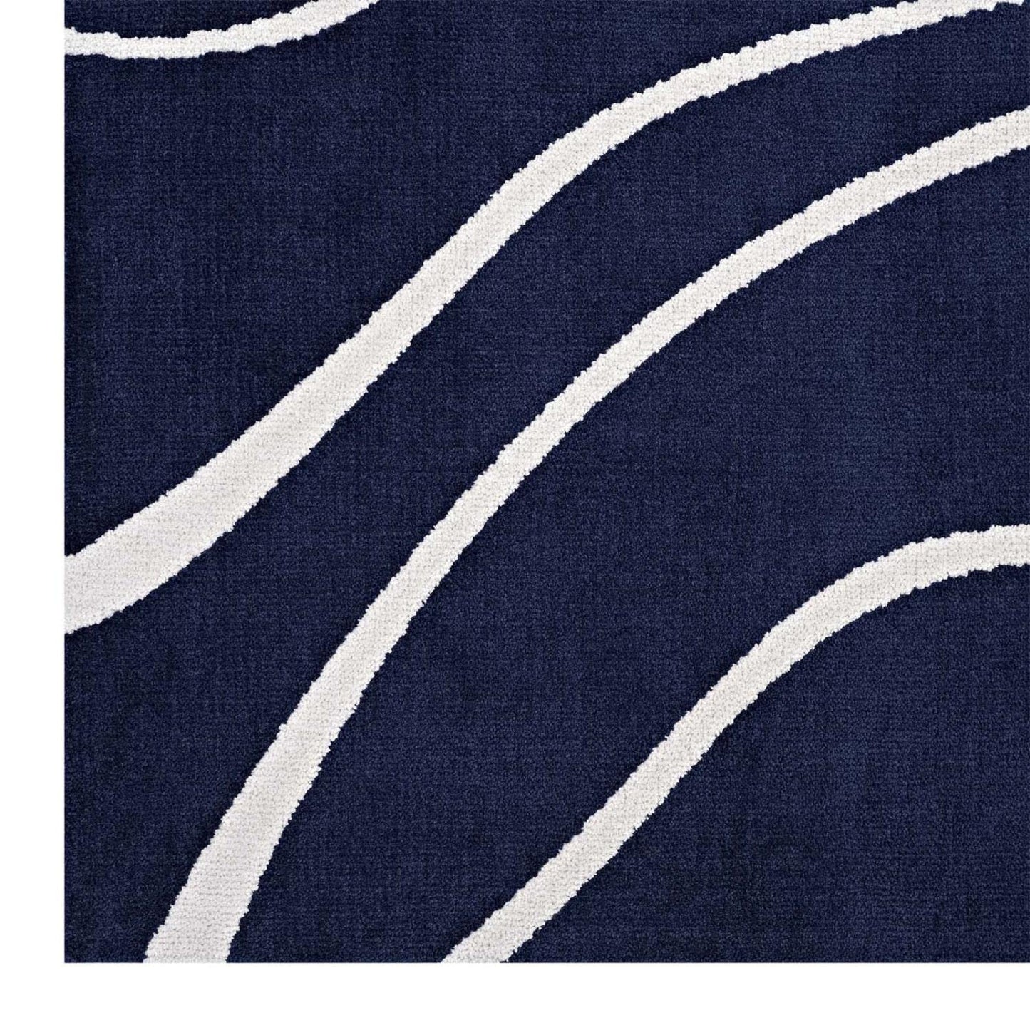 Carpet & Rugs | CasaFoyer Therese Abstract Swirl Area Rug | Elegant Modern Design | Soft Polyester Microfiber | Jute Bottom | Durable & Non-Shedding | Stain-Resistant | Ideal for Various Rooms | Easy to Maintain | 5x8 Size | Navy & Ivory | casafoyer.myshopify.com