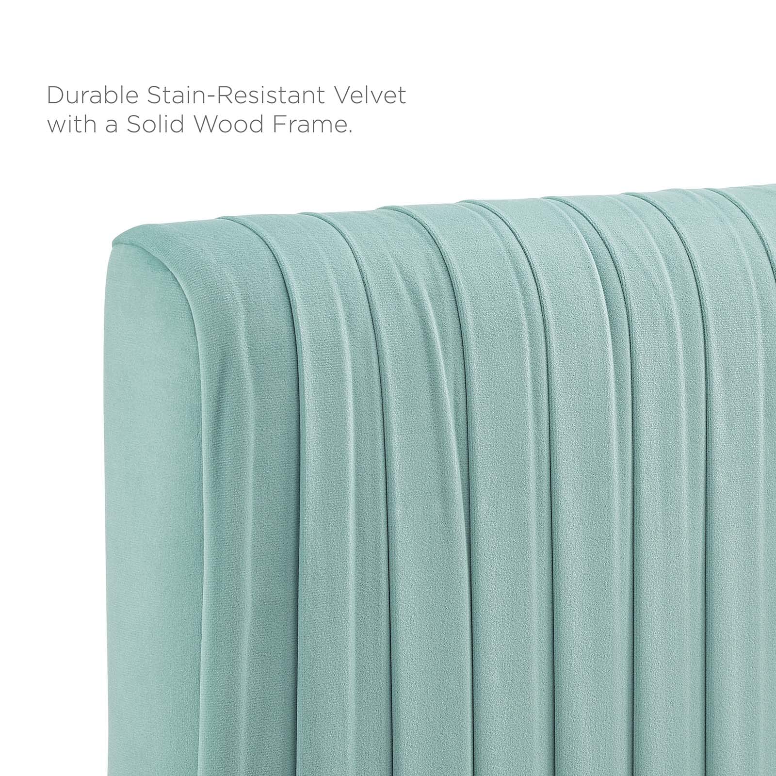 headboards | CasaFoyer Eloise Channel Tufted Performance Velvet King/California King Headboard | Vintage Modern Elegance | Opulent Velvet Texture | Height-Adjustable | Easy Assembly | casafoyer.myshopify.com