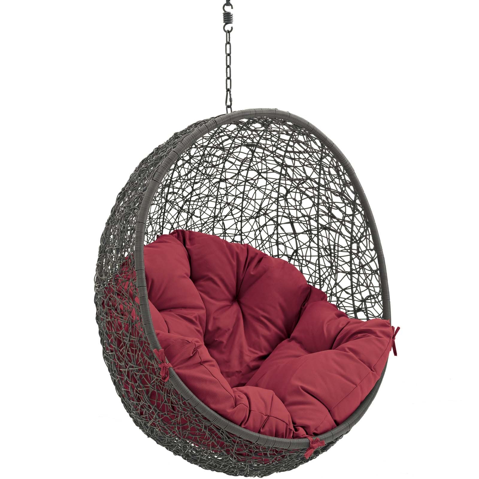 porch swings | Ergode Hide Outdoor Patio Swing Chair | Tranquil Island Retreat | Synthetic Rattan Weave | All-Weather Cushion | Powder-Coated Steel Frame | Adjustable Chain | Weather & UV Resistant | Ideal for Indoor & Outdoor Spaces | casafoyer.myshopify.com