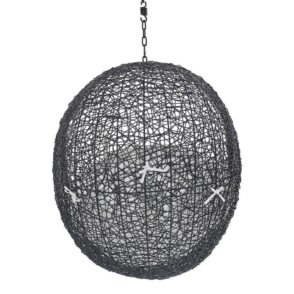 porch swings | Ergode Tranquil Island Escape Swing Chair | Synthetic Rattan Weave | All-Weather Cushion | Powder-Coated Steel Frame | Adjustable Chain | Weather & UV Resistant | Indoor/Outdoor Use | casafoyer.myshopify.com