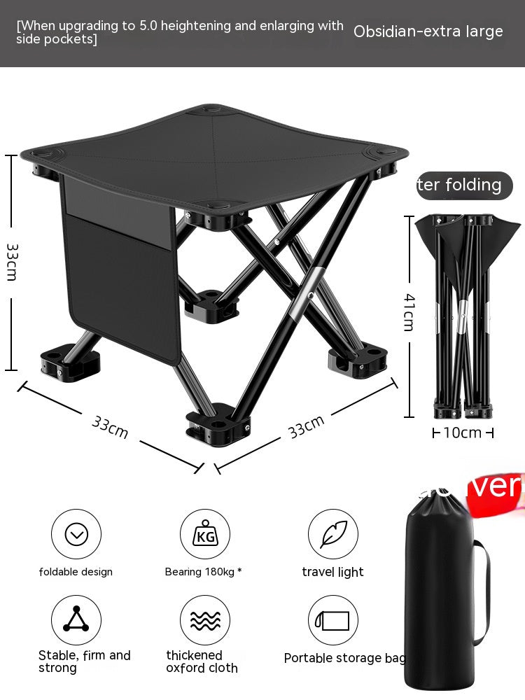 Stool | CasaFoyer Outdoor Maza Can Be Folding Stool Portable And Lightweight | casafoyer.myshopify.com