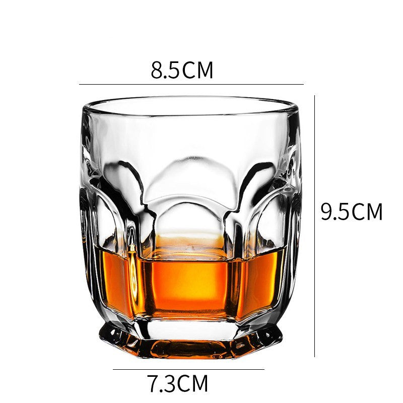 Bed Linen | Whiskey Glass Wine Glass Foreign Wine Glass Crystal Glass Octagonal Glass Thickened Bar Glass Set Beer Glass | casafoyer.myshopify.com