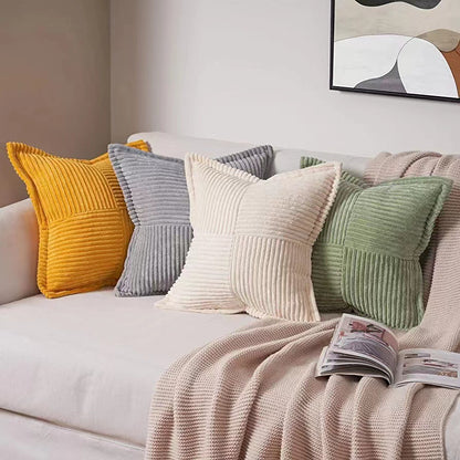 Pillow Cases | CasaFoyer Minimalistic Corduroy Flying Pillow Simple Cushion Cover | casafoyer.myshopify.com