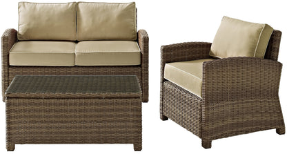 Patio Furniture Sets | CasaFoyers Bradenton Collection | All-Weather Wicker Outdoor Seating Set | Sand Cushions | Elevate your outdoor space with elegance, comfort, and durability. | casafoyer.myshopify.com