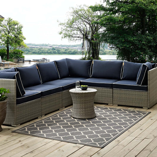 Carpet & Rugs | CasaFoyer Avena Moroccan Quatrefoil Trellis Indoor/Outdoor Area Rug | Durable, Soft, Fade & Stain Resistant | 8x10 | Gray/Beige | casafoyer.myshopify.com