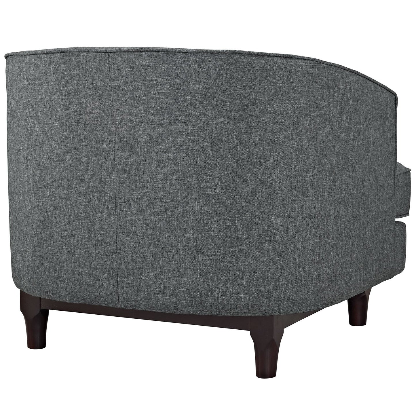 home office desk chairs | CasaFoyer Coast Armchair | Mid-Century Charm | Walnut Legs | Polyester Upholstery | Comfortable Foam Cushioning | Easy to Clean | Ideal for Modern Living | casafoyer.myshopify.com