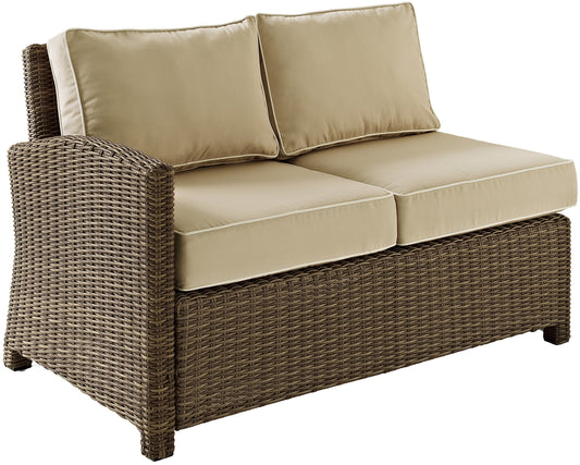Patio Furniture Sets | CasaFoyers Bradenton Collection | All-Weather Wicker Sectional | Customizable & UV Resistant | Sand Cushions | casafoyer.myshopify.com