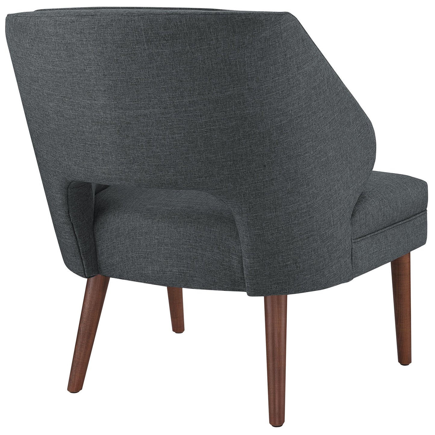 home office desk chairs | CasaFoyer Dock Armchair | Mid-Century Inspired | Plush Foam Padding | Polyester Upholstery | Dark Walnut Legs | Ideal for Contemporary & Eclectic Spaces | casafoyer.myshopify.com