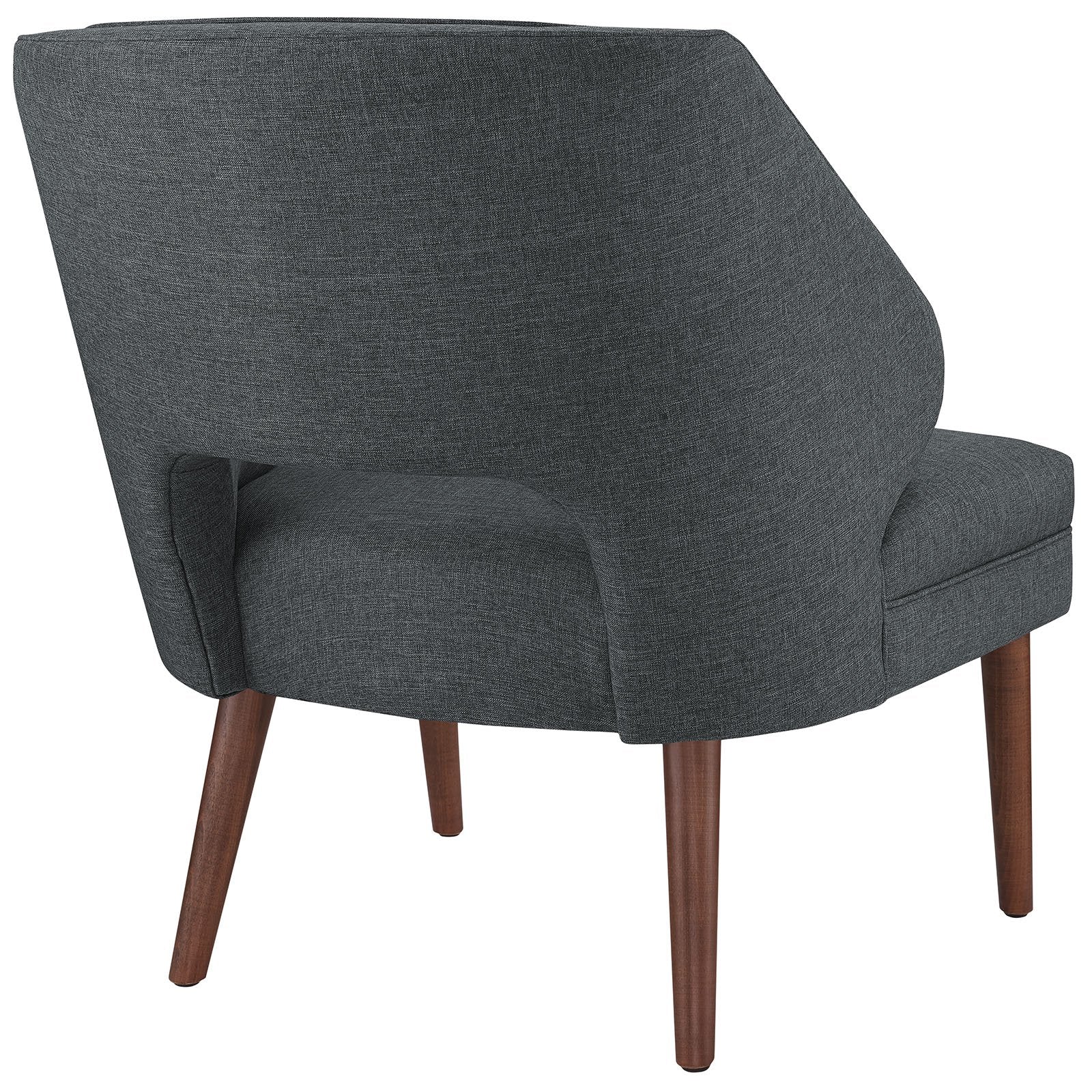 home office desk chairs | CasaFoyer Dock Armchair | Mid-Century Inspired | Plush Foam Padding | Polyester Upholstery | Dark Walnut Legs | Ideal for Contemporary & Eclectic Spaces | casafoyer.myshopify.com