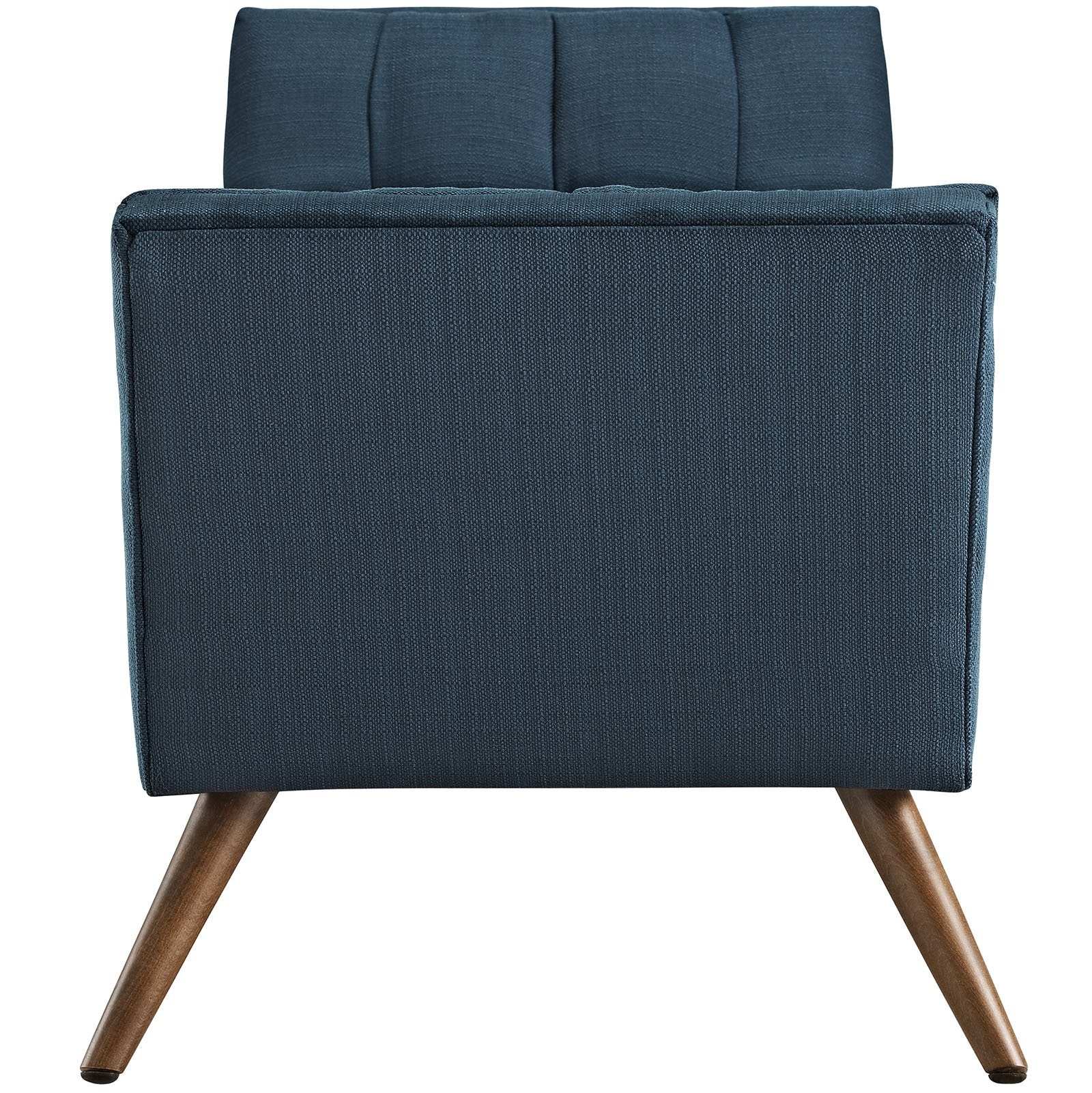 ottomans | CasaFoyer Response Collection Tufted Upholstered Bench - Azure | Meticulously Designed | Comfortable & Stylish | Tapered Wood Legs | Exceptional Quality | casafoyer.myshopify.com