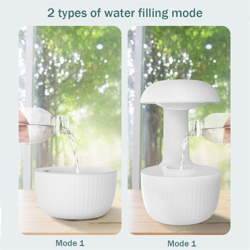 Humidifiers | Anti-gravity Air Humidifier Mute Countercurrent Humidifier Levitating Water Drops Cool Mist Maker Fogger Relieve Fatigue | casafoyer.myshopify.com