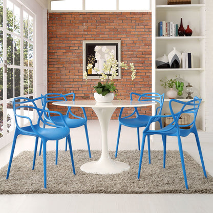 home office desk chairs | CasaFoyer Entangled Dining Chair Set of 4 | Captivating Organic Design | Molded Plastic | Foot Caps | Fully Assembled | Wipe-Clean Surface | casafoyer.myshopify.com