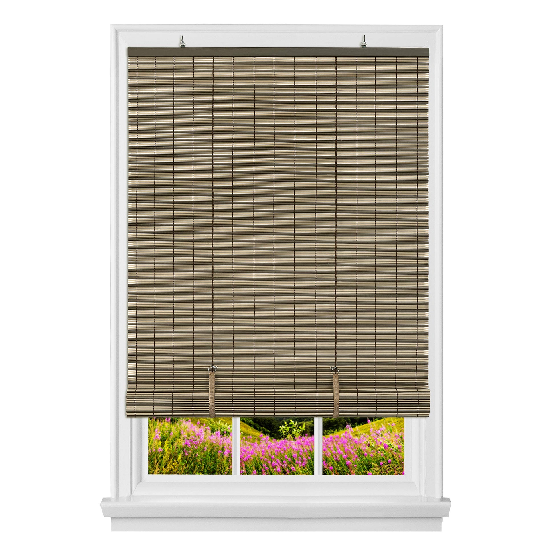 Curtains, Blinds & Shades | CasaFoyer Cordless Veranda Vinyl Oval Roll Up Blind | Privacy & Safety | Indoor/Outdoor Use | Easy Height Adjustment | Flexible Mounting | casafoyer.myshopify.com