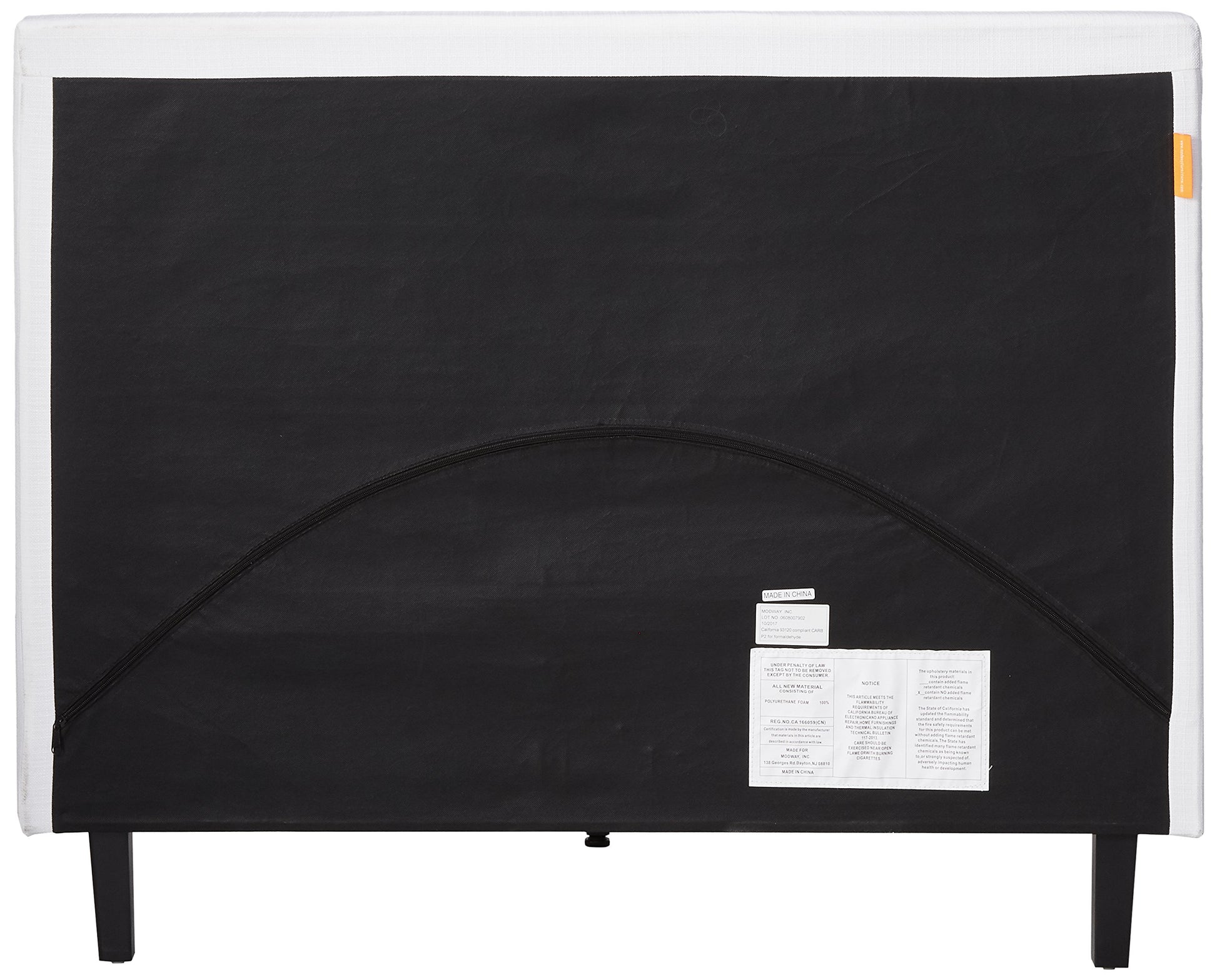 bed frames | CasaFoyer Anya Platform Bed | Avant-Garde Design | Upholstered Headboard | Solid Wood Legs | Slatted Support System | Twin Size | White | casafoyer.myshopify.com