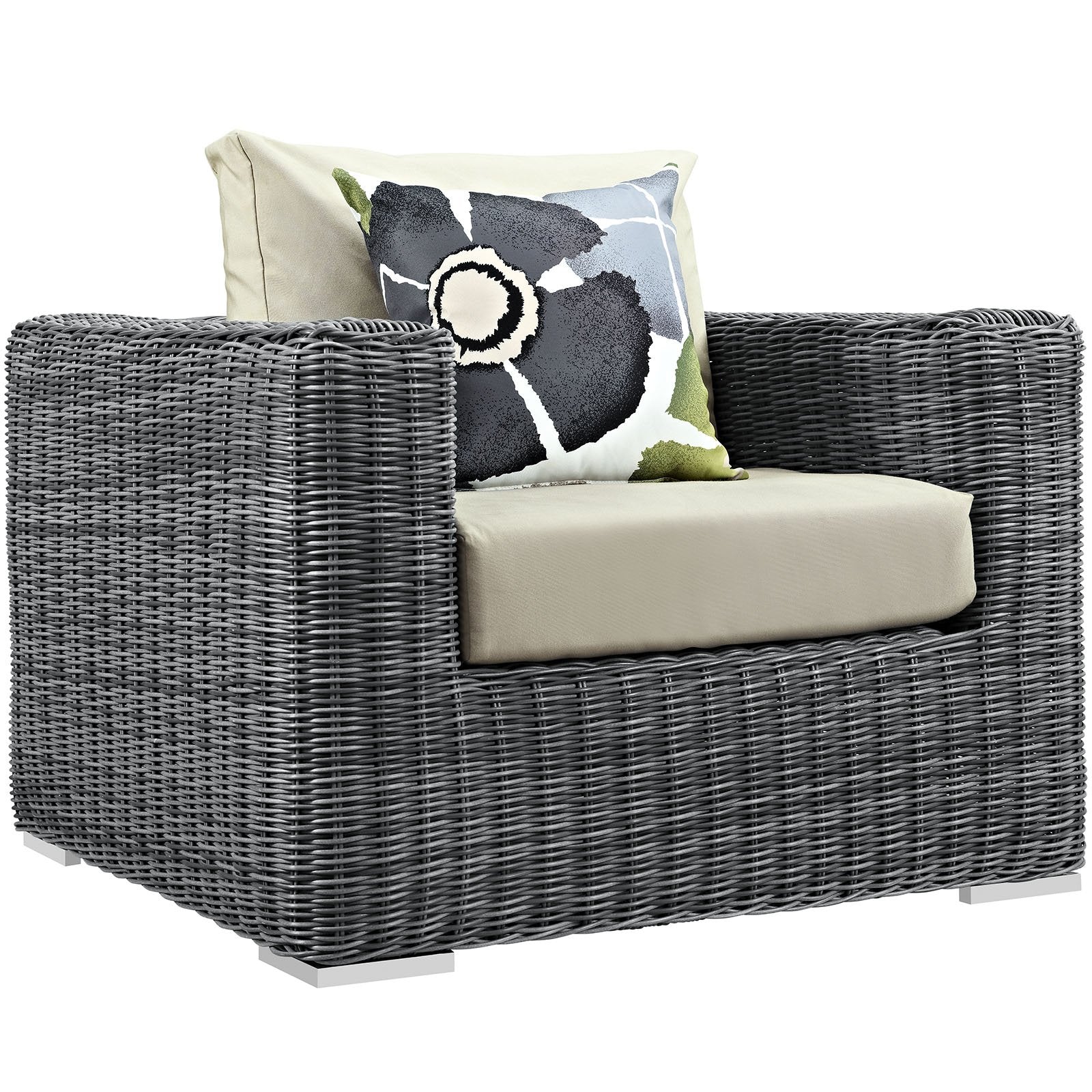 kitchen and dining room sets | CasaFoyer Summon Outdoor Patio Sectional Sofa Set | Two-Tone Rattan | Sunbrella Cushions | UV Protection | Aluminum Frame | Complete 5 Piece Furniture Ensemble | casafoyer.myshopify.com