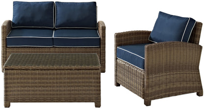 Chair | CasaFoyers Bradenton Collection | Exquisite Outdoor Wicker Seating Set | Loveseat, Arm Chair & Glass Top Table | Elegant, Durable & UV Resistant | casafoyer.myshopify.com
