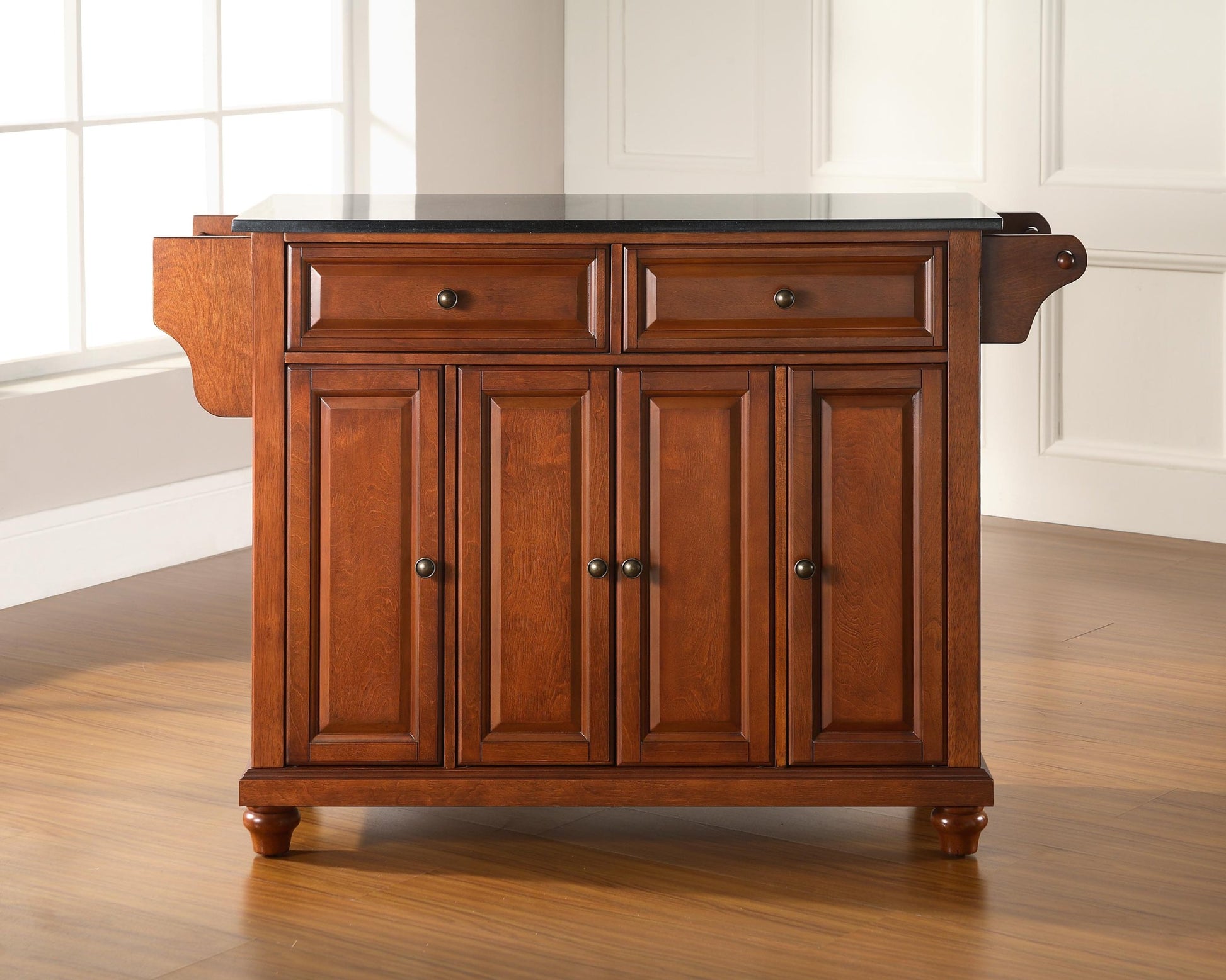 Kitchen Storage | Durable Solid Hardwood Kitchen Island | Elegant Raised Panel Doors | Ample Storage Space | casafoyer.myshopify.com