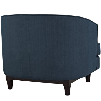 home office desk chairs | CasaFoyer Coast Elegant Armchair Set of 2 | Deep Button Tufting | Walnut Legs | Polyester Upholstery | Ideal for Modern Living Rooms & Reception Areas | casafoyer.myshopify.com