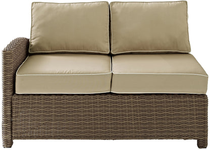 Patio Furniture Sets | CasaFoyers Bradenton Collection | All-Weather Wicker Sectional | Customizable & UV Resistant | Sand Cushions | casafoyer.myshopify.com