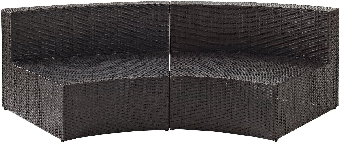 Patio Furniture Sets | Catalina Collection | Outdoor Wicker Sectional Sofa | Plush Cushions | Customizable Size & Shape | All-Weather & UV Resistant | casafoyer.myshopify.com
