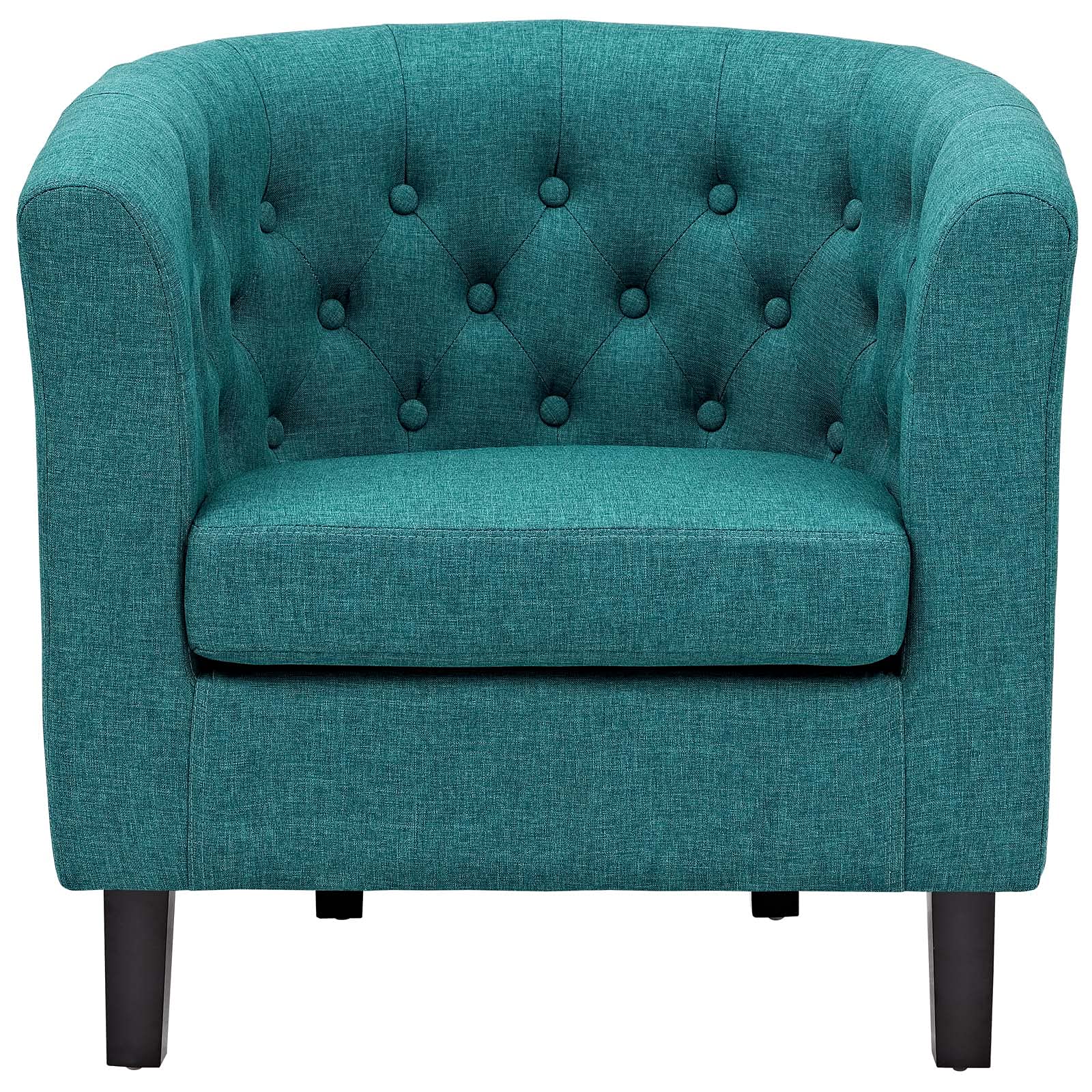 home office desk chairs | CasaFoyer Prospect Chesterfield Armchair | Luxurious & Elegant Lounge Chair | Button Tufting | Espresso Stained Legs | Teal | casafoyer.myshopify.com