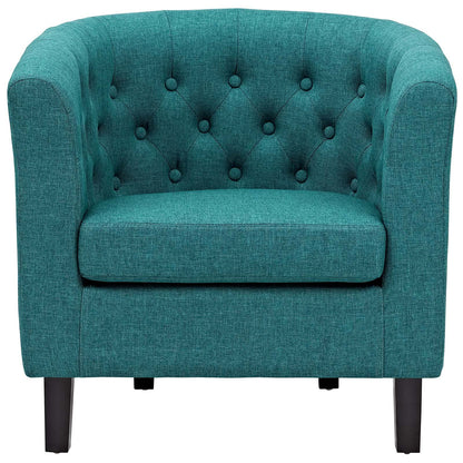 home office desk chairs | CasaFoyer Prospect Chesterfield Armchair | Luxurious & Elegant Lounge Chair | Button Tufting | Espresso Stained Legs | Teal | casafoyer.myshopify.com