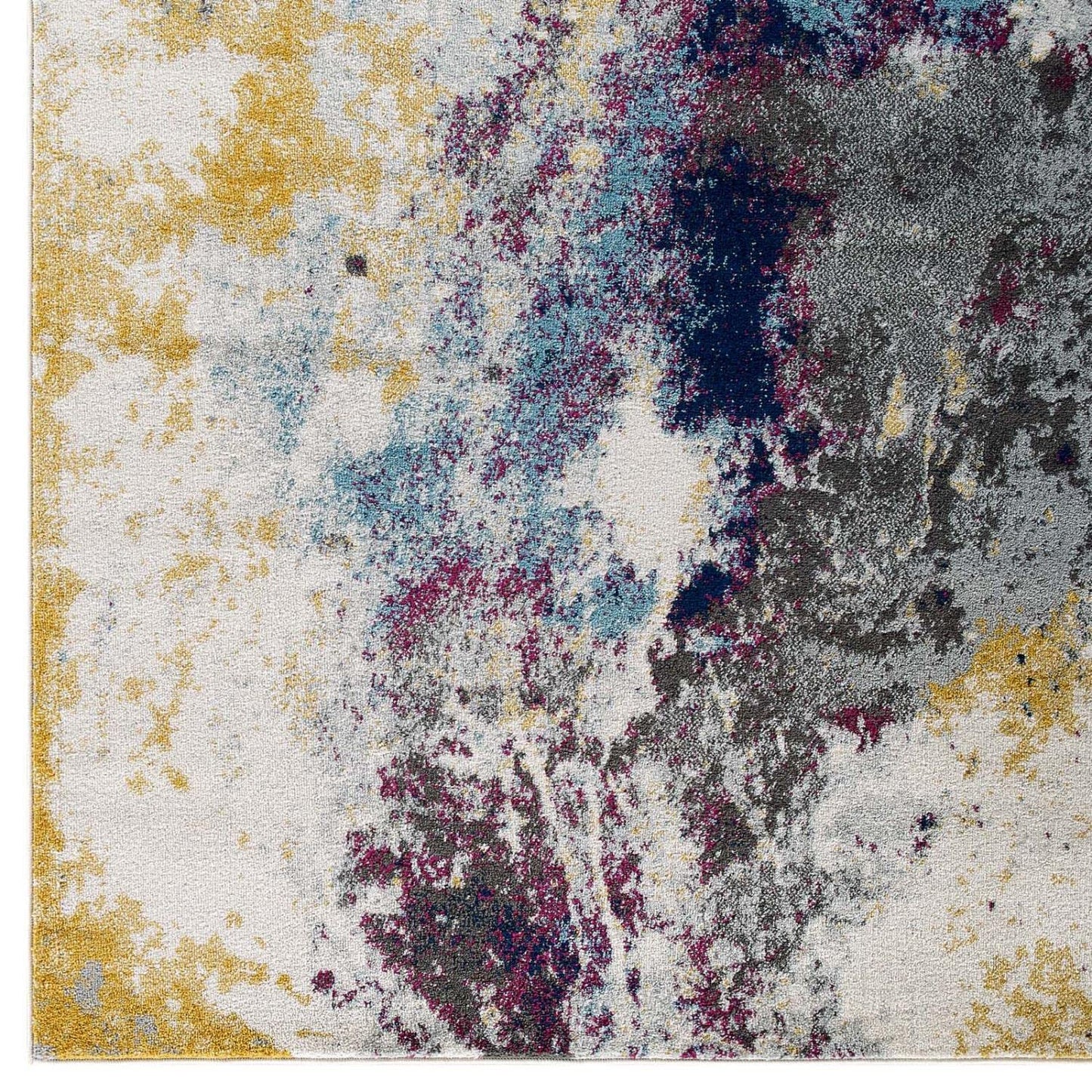 area rugs | CasaFoyer Adeline Contemporary Modern Abstract Area Rug | 5x8 | Vibrant Design | Durable Frise Polypropylene | Rubber Bottom | Stain Resistant | Easy to Maintain | High Traffic Suitable | Traditional & Modern Decor | casafoyer.myshopify.com