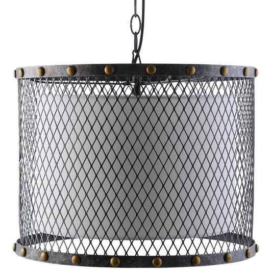 Light_fixtures | Fortune Chandelier | Abundant Light | Steel & Fabric | Elegant Design | Cream Shade | Height-Adjustable Chain | Perfect for Rustic & Vintage Modern Decor | casafoyer.myshopify.com