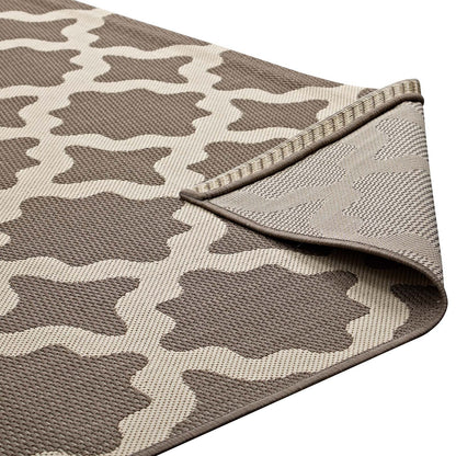 Carpet & Rugs | CasaFoyer Cerelia Moroccan Trellis 8x10 Indoor/Outdoor Area Rug | Durable, Soft, Fade-Resistant | Easy to Clean | Light & Dark Beige | casafoyer.myshopify.com