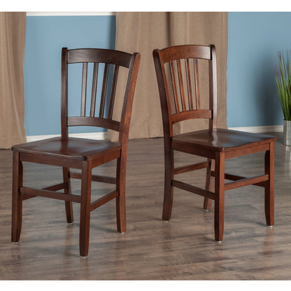 Sofa & chair Sets | CasaFoyer Madison 2-Piece Chair Set | Elegant Rainbow Arches | Walnut Finish | Solid Wood | Comfortable Contoured Seats | Assembly Required | 34.6H x 17.1W x 19.25D | casafoyer.myshopify.com