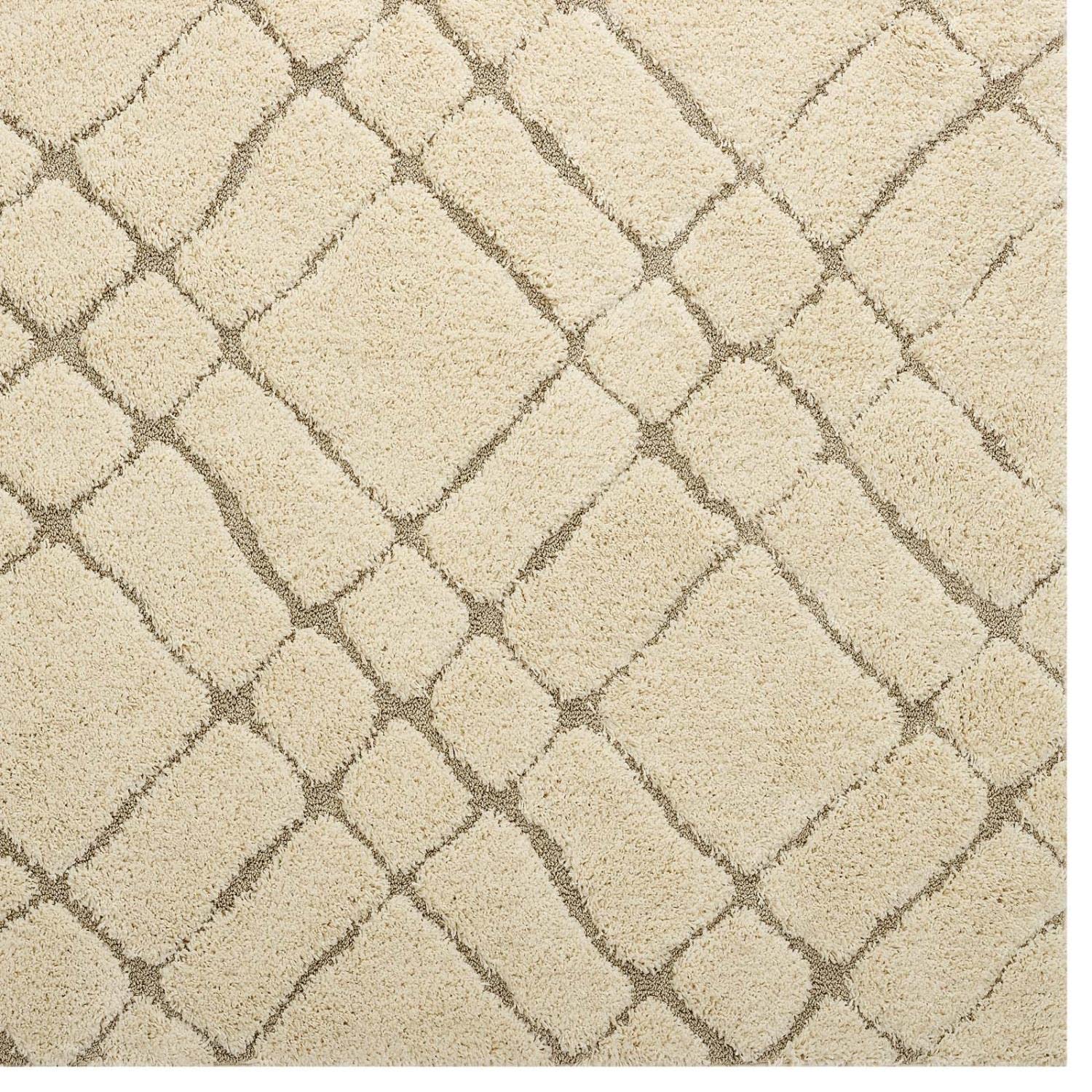 area rugs | CasaFoyer Verona Abstract Geometric 8x10 Shag Area Rug | Modern Design | Durable Polypropylene | Jute Backing | Non-Shedding | Stain-Resistant | Easy to Clean | casafoyer.myshopify.com