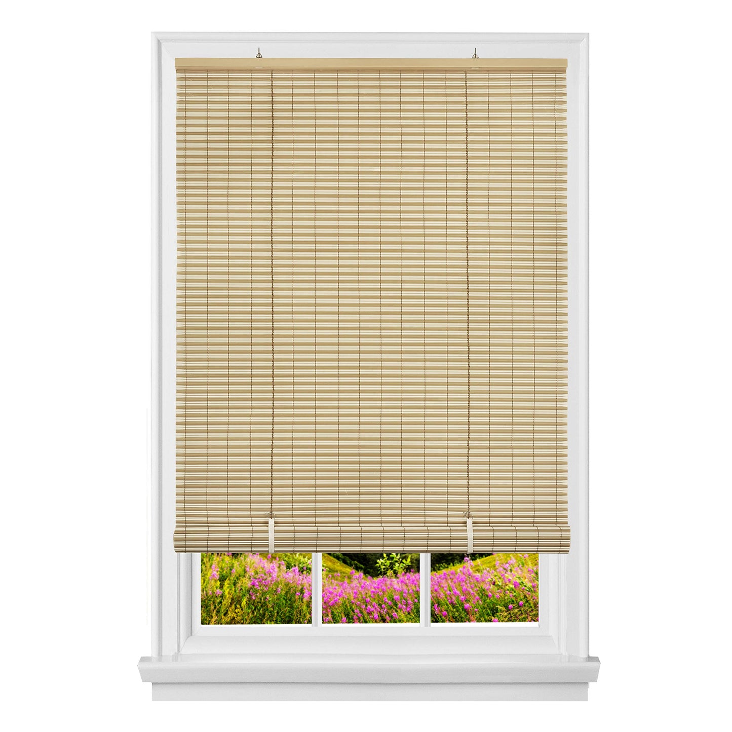 Curtains, Blinds & Shades | CasaFoyer Cordless Veranda Vinyl Oval Roll Up | Privacy & Light Diffusion | Indoor/Outdoor Use | Child & Pet Safe | Easy Height Adjustment | Installation Hardware Included | casafoyer.myshopify.com