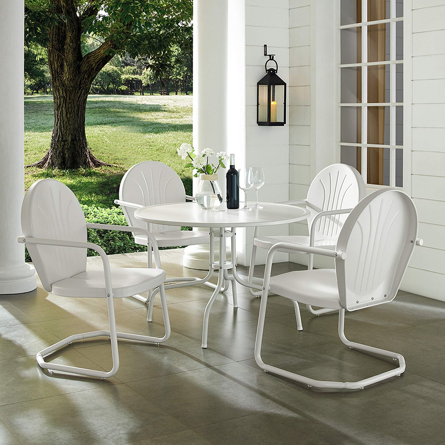 Patio Furniture Sets | Griffith Metal Outdoor Furniture Set | Unparalleled Relaxation | Nostalgic Design | Durable Dining Set | Powder-Coated Finish | Safe & Long-Lasting | casafoyer.myshopify.com