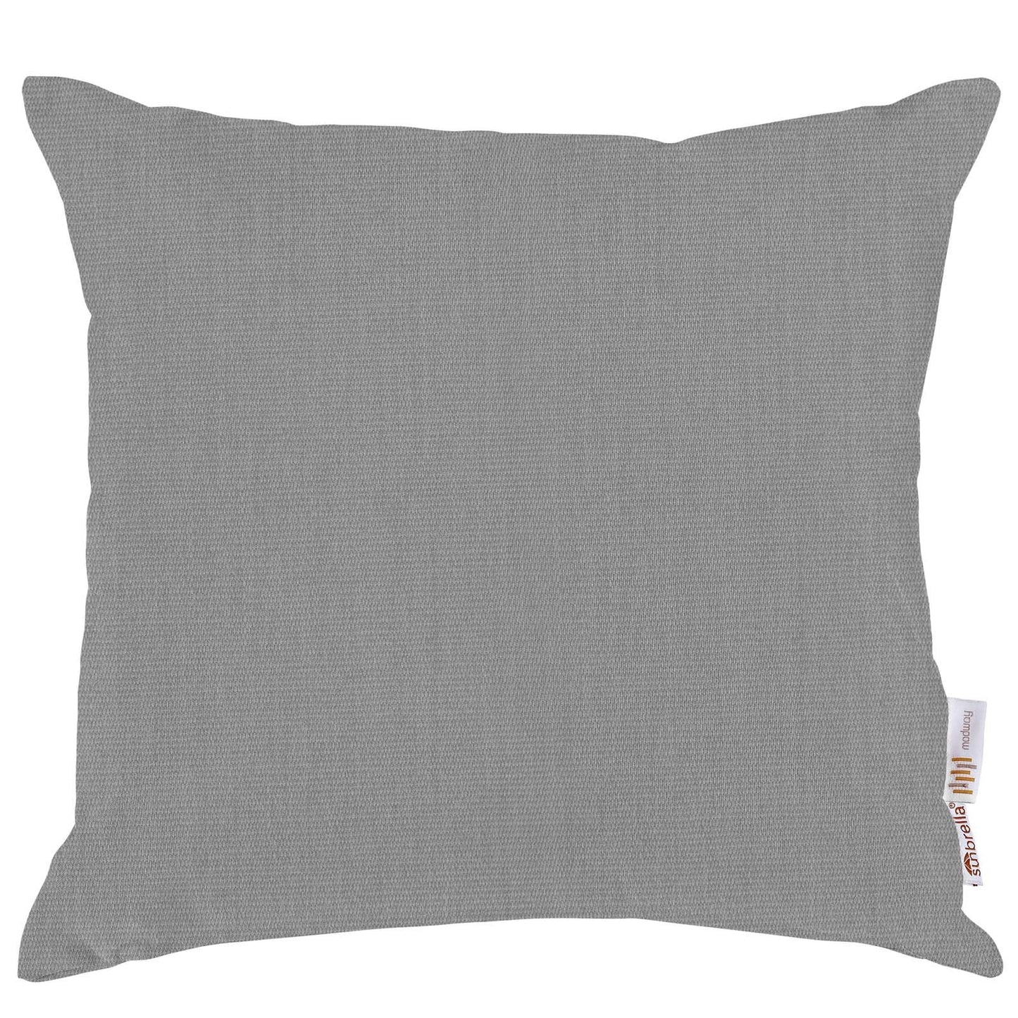 Throw Pillow | Summon Outdoor Indoor All-Weather Decor Throw Pillow | Luxurious Sunbrella Fabric | UV Protection | Perfect Addition to Outdoor Sectional | Gray | casafoyer.myshopify.com