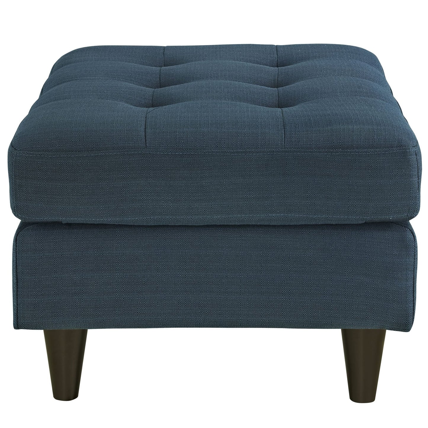 ottomans | CasaFoyer Empress Mid-Century Style Ottoman | Exquisite Beauty | Luxurious Fabric Upholstery | Plush Foam Padding | Stained Hardwood Legs | casafoyer.myshopify.com