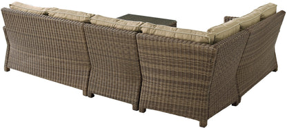 Patio Furniture Sets | CasaFoyers Bradenton Collection | All-Weather Wicker Sectional | Modular Design | UV-Resistant Cushions | Sturdy Steel Frames | casafoyer.myshopify.com