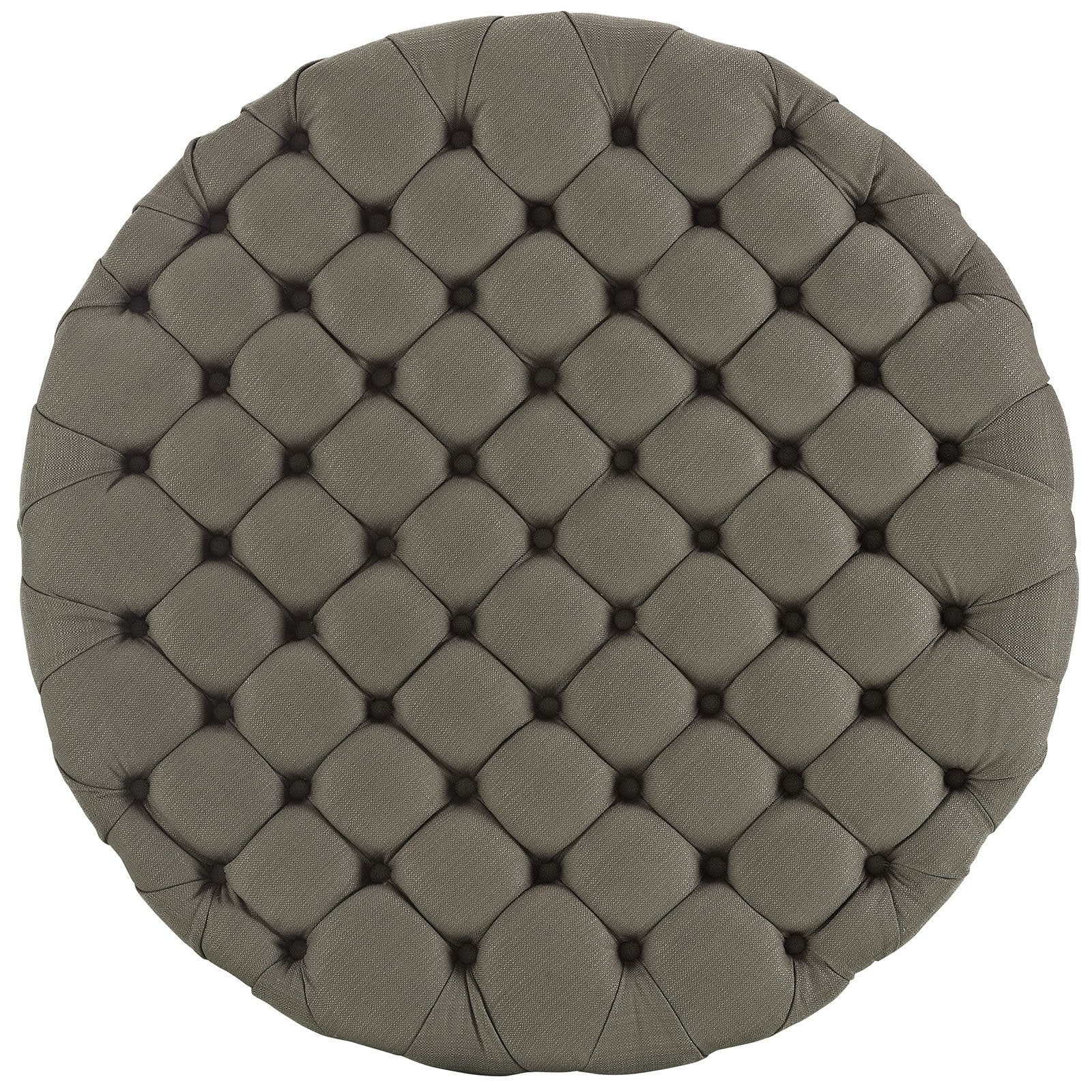 ottomans | CasaFoyer Amour Round Ottoman | Elegant Tufted Design | Comfortable & Durable | Perfect for Home or Office | Includes One Ottoman | casafoyer.myshopify.com