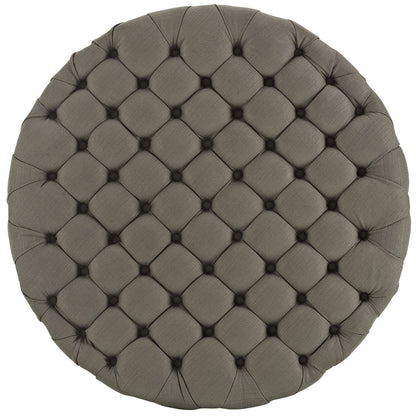 ottomans | CasaFoyer Amour Round Ottoman | Elegant Tufted Design | Comfortable & Durable | Perfect for Home or Office | Includes One Ottoman | casafoyer.myshopify.com