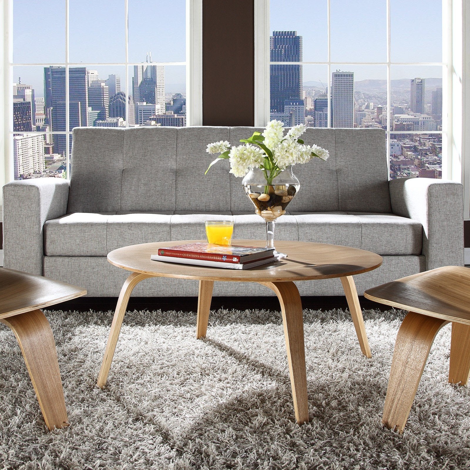 coffee tables | Ergode Timeless Plywood Coffee Table | Classic Design | Molded Plywood | Eight-Ply Legs | Natural Wood Veneer | Customer-Friendly Design | casafoyer.myshopify.com