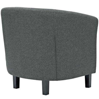 home office desk chairs | CasaFoyer Prospect Armchair | Chesterfield Design | Modern Elegance | Button Tufting | Espresso Stained Legs | Plush Foam Padding | Gray | casafoyer.myshopify.com