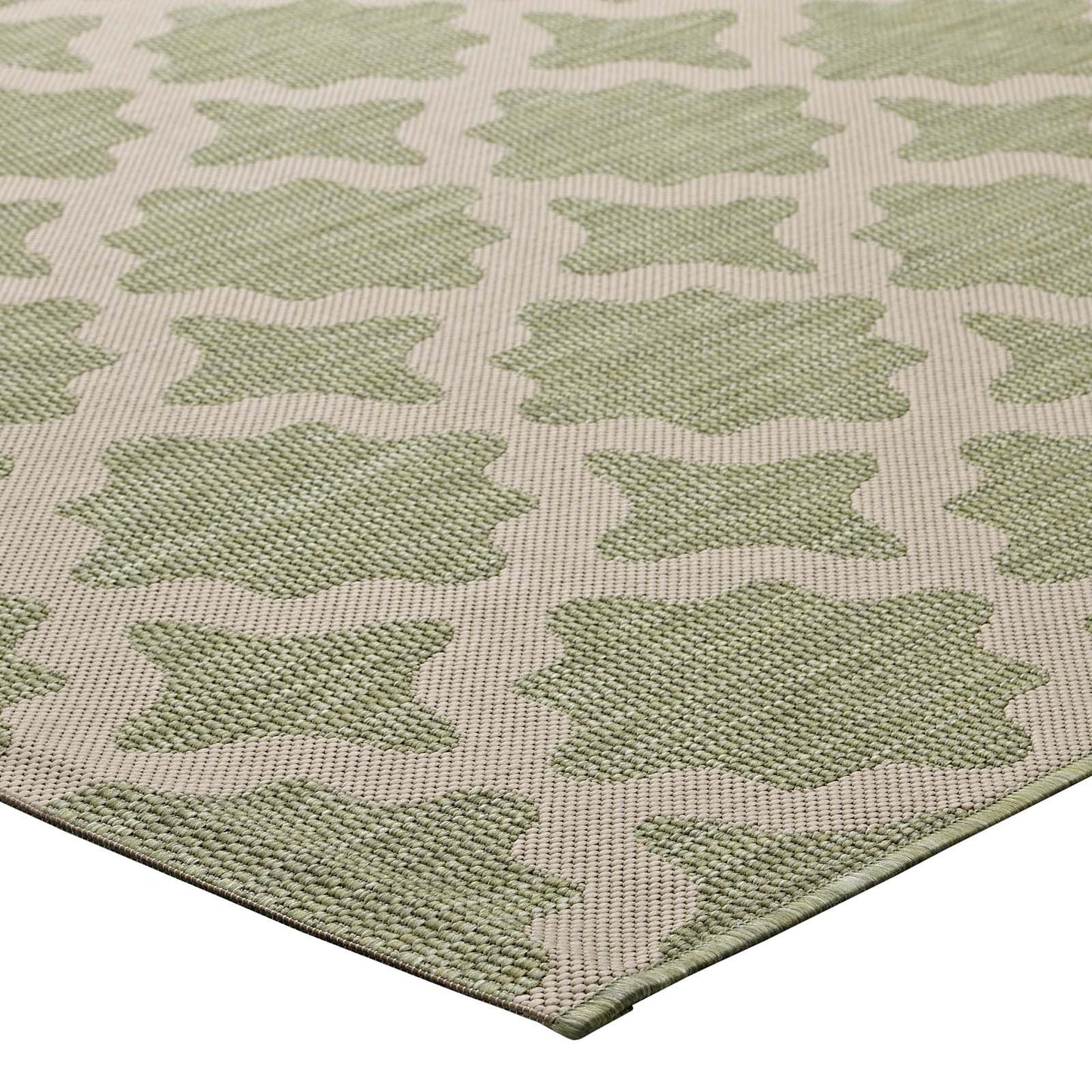 Carpet & Rugs | CasaFoyer Cerelia Moroccan Trellis Indoor/Outdoor Area Rug | Durable, Soft, All-Weather | Fade-Resistant | 5x8 | Beige/Light Green | casafoyer.myshopify.com