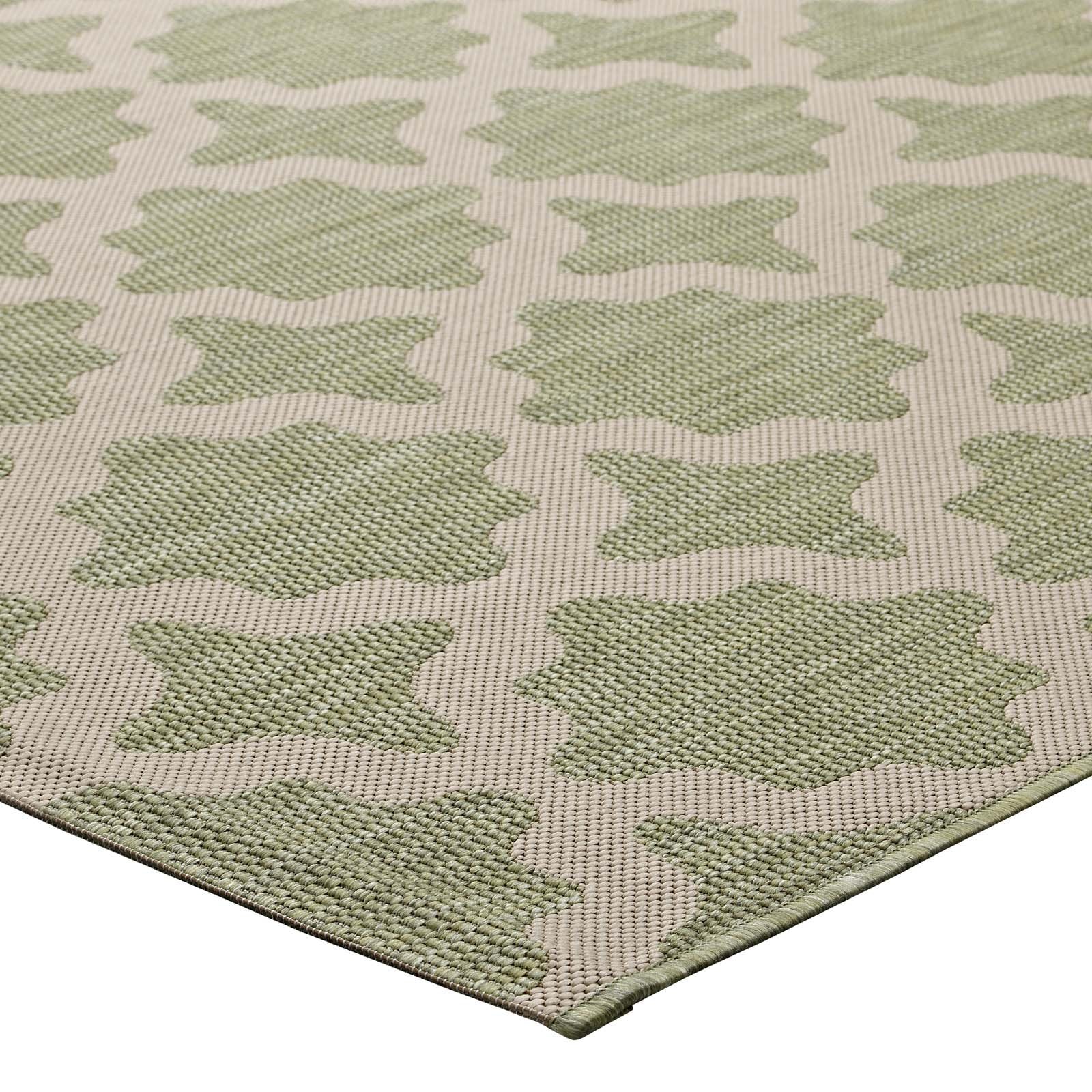 Carpet & Rugs | CasaFoyer Cerelia Moroccan Trellis Indoor/Outdoor Area Rug | Durable, Soft, All-Weather | Fade-Resistant | 5x8 | Beige/Light Green | casafoyer.myshopify.com