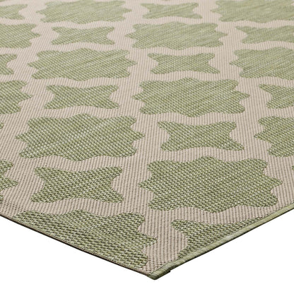 Carpet & Rugs | CasaFoyer Cerelia Moroccan Trellis Indoor/Outdoor Area Rug | Durable, Soft, All-Weather | Fade-Resistant | 5x8 | Beige/Light Green | casafoyer.myshopify.com