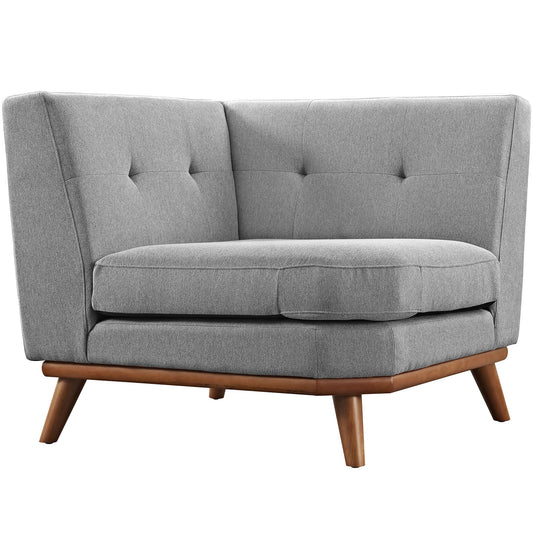 sofas | Engage Corner Piece | Plush Cushions | Elegant Design | Sturdy Frame | Lounging & Entertaining | Expectation Gray | casafoyer.myshopify.com