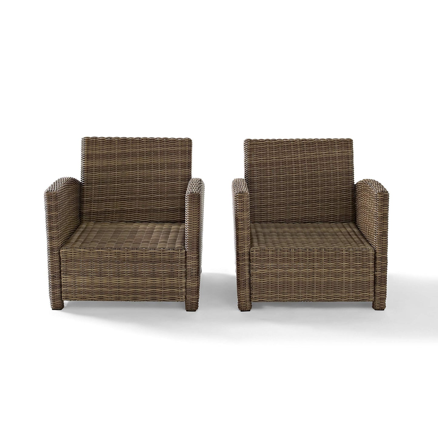 Patio Furniture Sets | CasaFoyerS BRADENTON COLLECTION | Outdoor Wicker Seating Set | 2-Piece Conversational Set | All-Weather Wicker | Sturdy Steel Frames | UV & Fade Resistant | casafoyer.myshopify.com