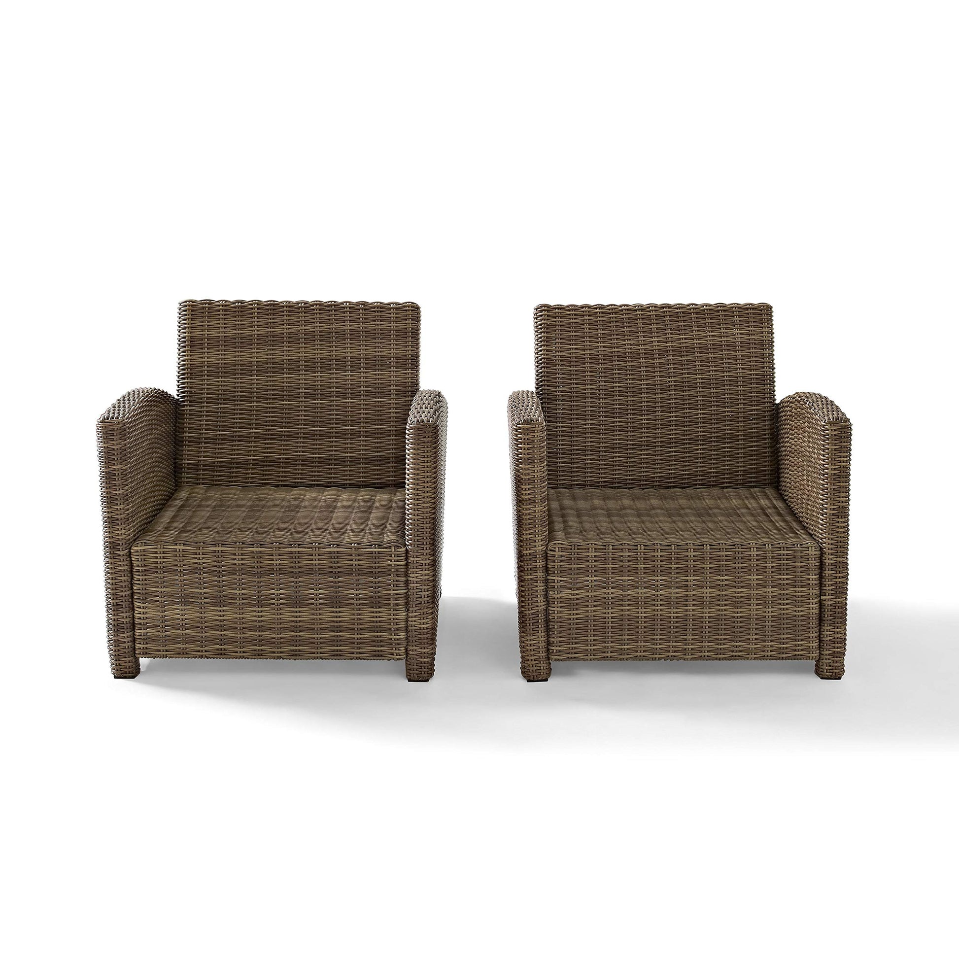 Patio Furniture Sets | CasaFoyerS BRADENTON COLLECTION | Outdoor Wicker Seating Set | 2-Piece Conversational Set | All-Weather Wicker | Sturdy Steel Frames | UV & Fade Resistant | casafoyer.myshopify.com