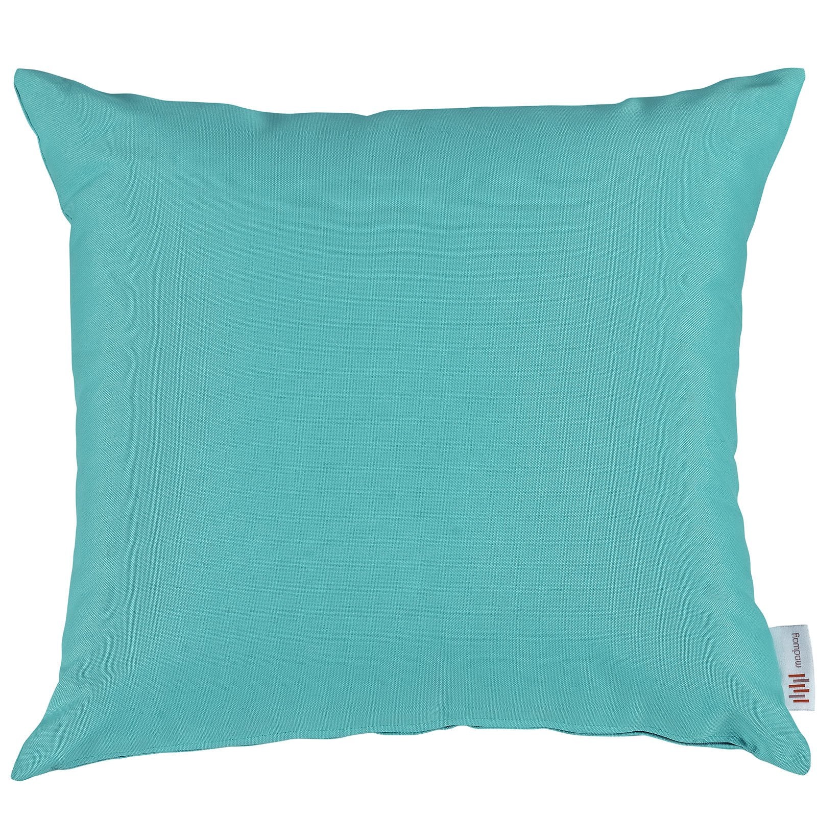 Throw Pillow | Convene Outdoor Sectional Decor Pillows | Durable Rattan Weave | All-Weather Cushions | Turquoise | Elevate Your Outdoor Space | casafoyer.myshopify.com