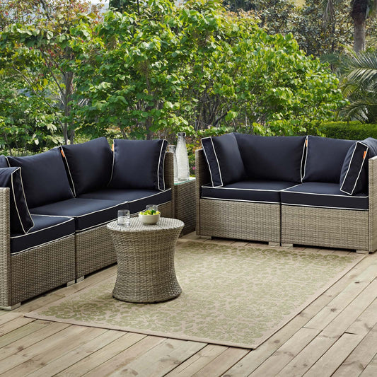 Carpet & Rugs | CasaFoyer Ariana Vintage Floral Trellis Indoor/Outdoor Area Rug | Durable Polypropylene | Stylish Design | Fade & Stain Resistant | 8x10 | Light Green/Beige | casafoyer.myshopify.com