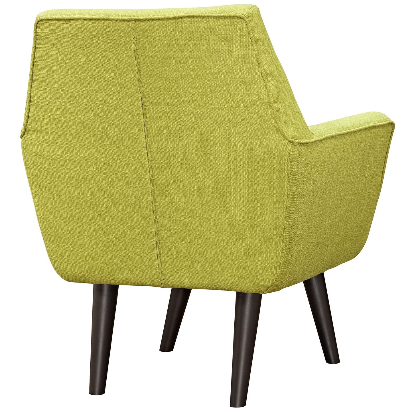 home office desk chairs | CasaFoyer Posit Armchair | Mid-Century Design | Organic Shape | Espresso Legs | Polyester Upholstery | Stylish and Comfortable | casafoyer.myshopify.com