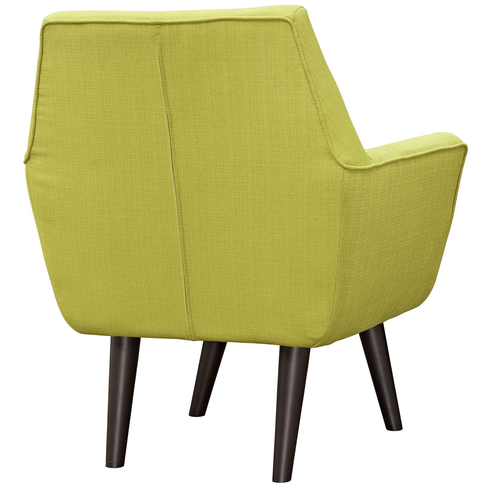 home office desk chairs | CasaFoyer Posit Armchair | Mid-Century Design | Organic Shape | Espresso Legs | Polyester Upholstery | Stylish and Comfortable | casafoyer.myshopify.com